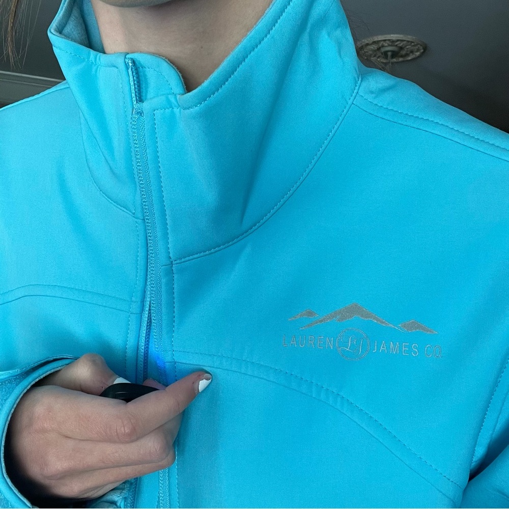 Lauren’s James Co. jacket. blue. Size L. Worn few times! In great condition!